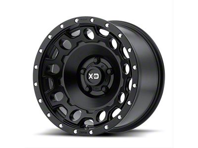 XD Holeshot Satin Black 6-Lug Wheel; 20x10; -24mm Offset (07-13 Silverado 1500)