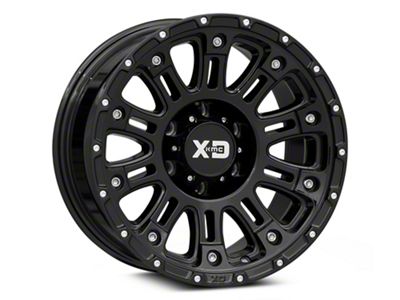 XD Hoss II Gloss Black 6-Lug Wheel; 18x9; 18mm Offset (07-13 Silverado 1500)
