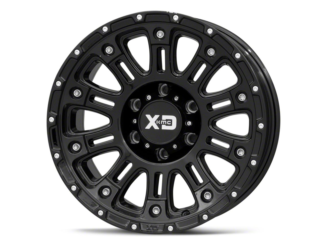 XD Silverado 1500 Hoss II Gloss Black 6-Lug Wheel; 20x9; -12mm