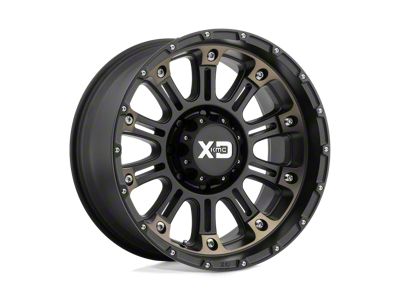 XD Hoss II Satin Black Machined Dark Tint 6-Lug Wheel; 20x10; -24mm Offset (07-13 Silverado 1500)