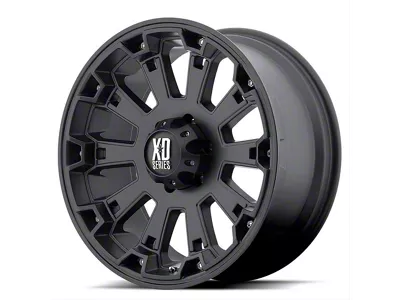 XD Misfit Matte Black 6-Lug Wheel; 22x10; -24mm Offset (07-13 Silverado 1500)