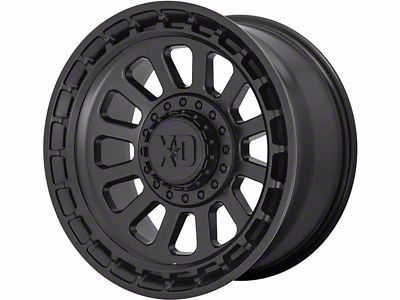 XD Omega Satin Black 6-Lug Wheel; 17x9; 18mm Offset (07-13 Silverado 1500)