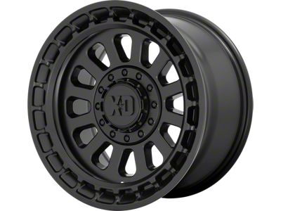 XD Omega Satin Black 6-Lug Wheel; 17x9; 0mm Offset (07-13 Silverado 1500)