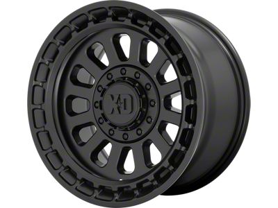 XD Omega Satin Black 6-Lug Wheel; 17x9; -12mm Offset (07-13 Silverado 1500)