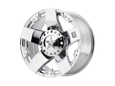 XD Rockstar Chrome 6-Lug Wheel; 17x8; 10mm Offset (07-13 Silverado 1500)