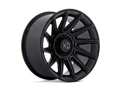 XD Specter Gloss Black with Gray Tint 6-Lug Wheel; 20x10; -18mm Offset (07-13 Silverado 1500)