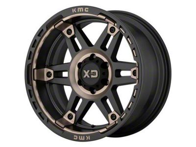 XD Spy II Satin Black Dark Tint 6-Lug Wheel; 20x10; -18mm Offset (07-13 Silverado 1500)