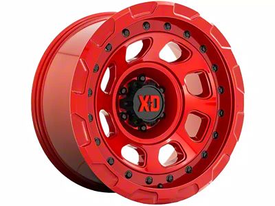 XD Storm Candy Red 6-Lug Wheel; 17x9; 0mm Offset (07-13 Silverado 1500)