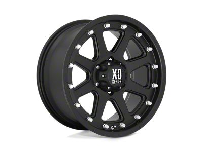 XD Addict Matte Black 8-Lug Wheel; 18x9; 18mm Offset (11-14 Silverado 2500 HD)