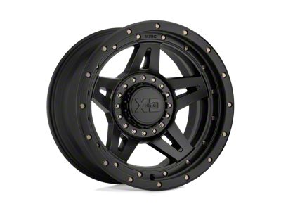 XD Brute Satin Black 8-Lug Wheel; 17x9; -12mm Offset (11-14 Silverado 2500 HD)