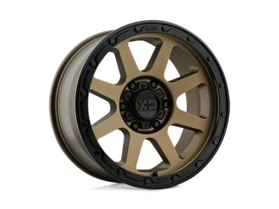 XD Addict 2 Matte Bronze with Matte Black Lip 8-Lug Wheel; 17x8.5; 0mm Offset (07-10 Silverado 3500 HD SRW)