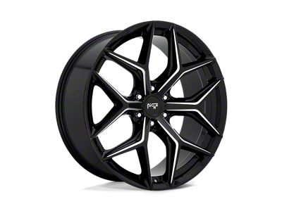 XD Double Deuce Satin Black 8-Lug Wheel; 20x10; -18mm Offset (11-14 Silverado 3500 HD SRW)