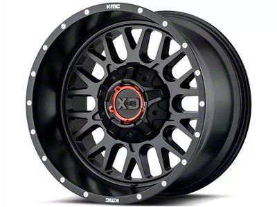 XD Snare Satin Black 8-Lug Wheel; 20x9; 18mm Offset (11-14 Silverado 3500 HD SRW)