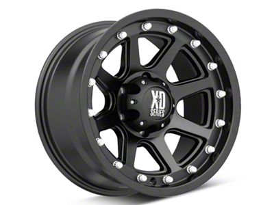 XD Addict Matte Black 6-Lug Wheel; 17x9; -12mm Offset (07-14 Tahoe)