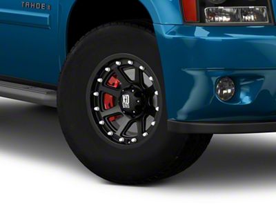 XD Addict Matte Black 6-Lug Wheel; 17x9; 18mm Offset (07-14 Tahoe)