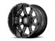 XD Buck 25 Gloss Black Milled 6-Lug Wheel; 20x10; -24mm Offset (07-14 Tahoe)