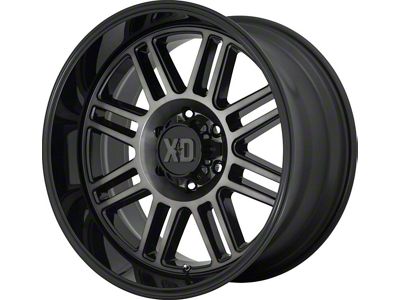XD Cage Gloss Black with Gray Tint 6-Lug Wheel; 20x9; 18mm Offset (07-14 Tahoe)