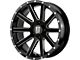 XD Heist Gloss Black Milled 6-Lug Wheel; 20x9; 18mm Offset (07-14 Tahoe)