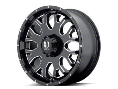 XD Menace Gloss Black Milled 6-Lug Wheel; 20x9; 18mm Offset (07-14 Tahoe)