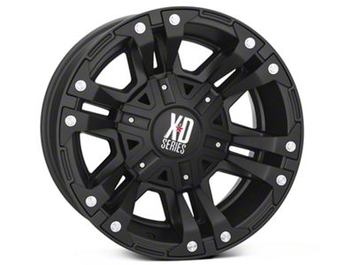 XD Monster II Matte Black 6-Lug Wheel; 20x9; 18mm Offset (07-14 Tahoe)