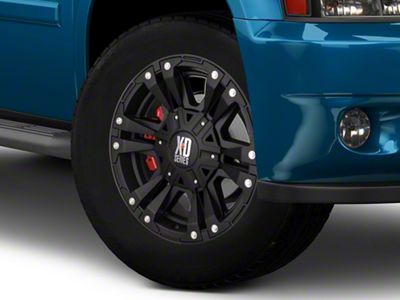 XD Monster II Matte Black 6-Lug Wheel; 20x10; -24mm Offset (07-14 Tahoe)