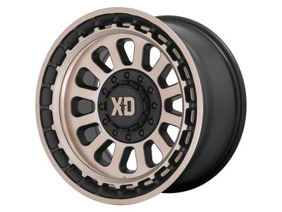 XD Omega Satin Black with Bronze Tint 6-Lug Wheel; 20x10; -18mm Offset (07-14 Tahoe)