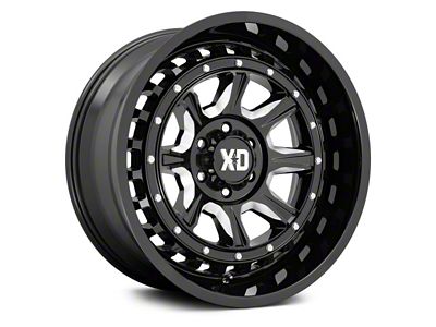 XD Outlander Gloss Black Milled 6-Lug Wheel; 20x10; -18mm Offset (07-14 Tahoe)