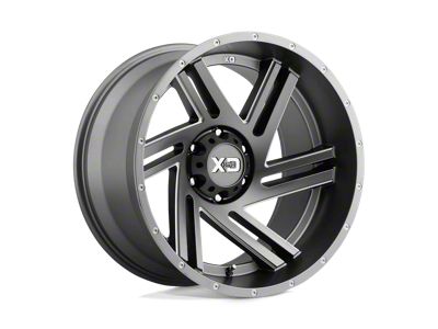 XD Swipe Satin Gray Milled 6-Lug Wheel; 20x10; -18mm Offset (07-14 Tahoe)