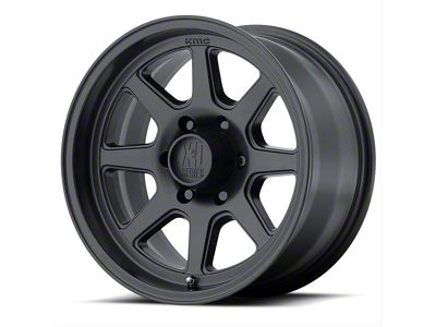 XD Turbine Satin Black 6-Lug Wheel; 17x8.5; 25mm Offset (07-14 Tahoe)