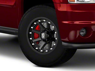 XD Addict Matte Black 6-Lug Wheel; 17x9; -12mm Offset (07-14 Yukon)