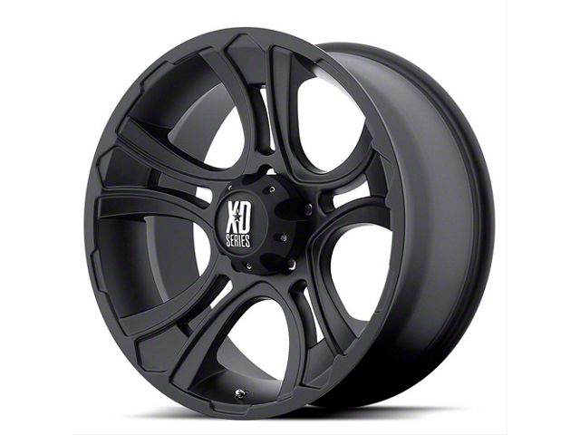 XD Crank Matte Black 6-Lug Wheel; 17x9; 0mm Offset (07-14 Yukon)