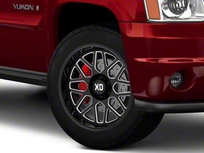 XD Grenade 2 Gloss Black Milled 6-Lug Wheel; 20x9; 0mm Offset (07-14 Yukon)