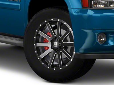 XD Heist Satin Black Milled 6-Lug Wheel; 20x9; 18mm Offset (07-14 Yukon)