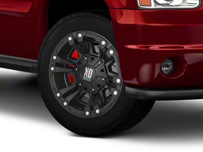 XD Monster II Matte Black 6-Lug Wheel; 20x9; 18mm Offset (07-14 Yukon)