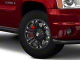 XD Monster Matte Black 6-Lug Wheel; 18x9; 18mm Offset (07-14 Yukon)