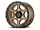 XD Portal Satin Bronze with Satin Black Lip 6-Lug Wheel; 17x9; -12mm Offset (07-14 Yukon)