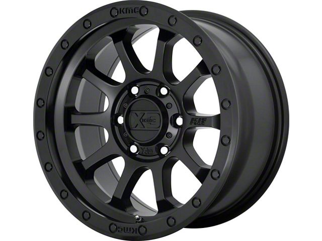 XD RG3 Satin Black 6-Lug Wheel; 17x8.5; 0mm Offset (07-14 Yukon)