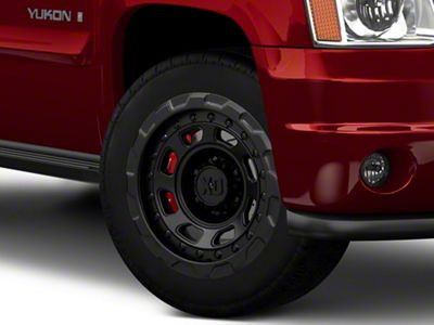 XD Storm Satin Black 6-Lug Wheel; 20x9; 18mm Offset (07-14 Yukon)