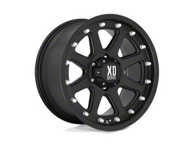 XD Addict Matte Black 8-Lug Wheel; 17x9; -12mm Offset (08-10 F-250 Super Duty)