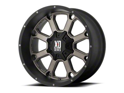XD Buck 25 Matte Black Dark Tint 8-Lug Wheel; 20x14; -76mm Offset (08-10 F-350 Super Duty SRW)