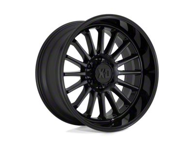 XD Whiplash Gloss Black with Gray Tint 8-Lug Wheel; 20x9; 0mm Offset (08-10 F-350 Super Duty SRW)