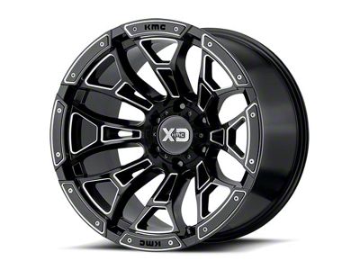 XD Boneyard Gloss Black Milled 6-Lug Wheel; 18x9; 0mm Offset (09-14 F-150)