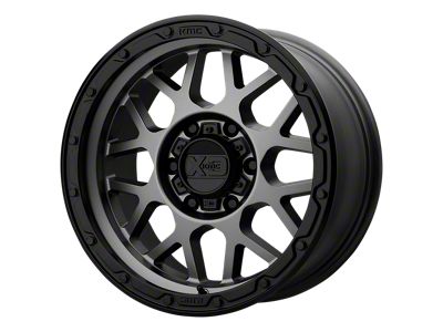 XD Grenade OR Matte Gray with Matte Black Lip 6-Lug Wheel; 20x9; 18mm Offset (09-14 F-150)