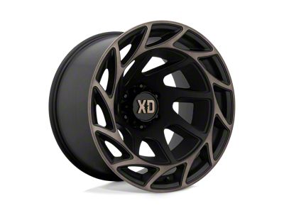 XD Onslaught Satin Black with Bronze Tint 6-Lug Wheel; 20x12; -44mm Offset (09-14 F-150)
