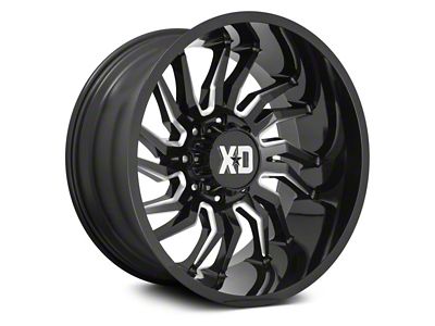 XD Tension Gloss Black Milled 6-Lug Wheel; 20x10; -18mm Offset (09-14 F-150)