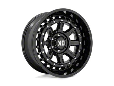 XD Outlander Gloss Black 5-Lug Wheel; 22x10; -18mm Offset (09-18 RAM 1500)
