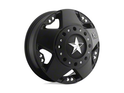 XD Rockstar Matte Black 5-Lug Wheel; 17x8; 10mm Offset (09-18 RAM 1500)