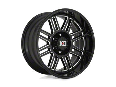 XD Cage Gloss Black Milled 8-Lug Wheel; 20x10; -18mm Offset (10-18 RAM 2500)