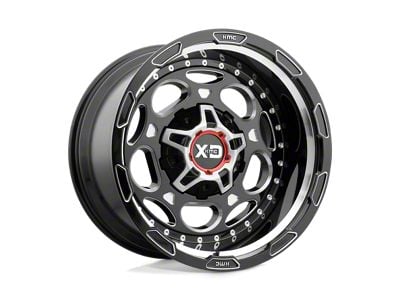 XD Demodog Gloss Black Milled 8-Lug Wheel; 20x10; -18mm Offset (10-18 RAM 2500)