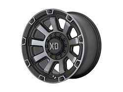 XD Gauntlet Satin Black with Gray Tint 8-Lug Wheel; 20x10; -18mm Offset (10-18 RAM 2500)